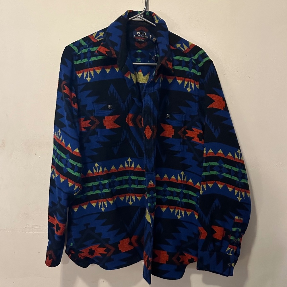 Polo Ralph Lauren Button-Up Aztec Size XL